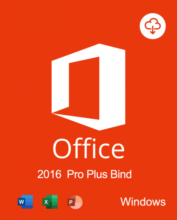 Office 2016 Professional Plus Bind 32/64 Bit Retail Lifetime License Key for Windows
